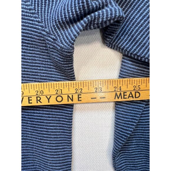 Michael Kors Men's 1/4 Button Pullover Sweater Mock Neck Stretch Size XL Blue - Picture 10 of 12